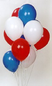  Zonguldak iekiler  17 adet renkli karisik uan balon buketi
