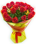 19 Adet kırmızı gül buketi  Zonguldak çiçek siparişi vermek 