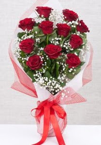 11 kırmızı gülden buket çiçeği  Zonguldak 14 şubat sevgililer günü çiçek 