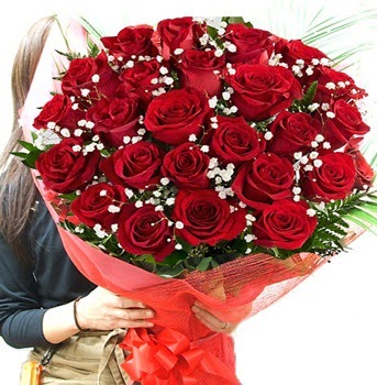 Kız isteme çiçeği buketi 33 adet kırmızı gül  Zonguldak çiçek gönderme sitemiz güvenlidir 