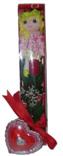  Zonguldak çiçek siparişi vermek  kutu içinde 1 adet gül oyuncak ve mum 