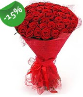 51 adet kırmızı gül buketi özel hissedenlere  Zonguldak çiçek siparişi sitesi 